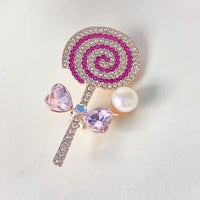 Lollipop brooch lollipop pin