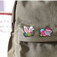 Bunny Enamel Pin Easter Pin Brooch