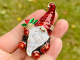 Gnome Brooch Christmas Brooch