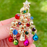 Christmas tree brooch Jingle Bells Christmas Brooch Christmas Tree Pin