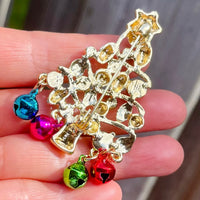 Christmas tree brooch Jingle Bells Christmas Brooch Christmas Tree Pin