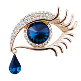 Gold Evil eye brooch Evil eye pin Dali's Eye pin Dali's Eye brooch Silver Evil eye brooch Christmas gift