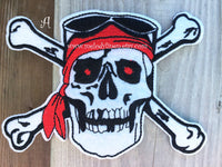 Skull patch Skull iron on patch halloween patch pirate patch pirate iron on patch pirate skull patch Jolly Roger Skull Pirate patch