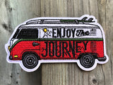 Enjoy the journey iron on patch embroidered patches