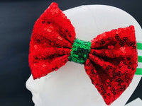 Christmas Headband Bow Clearance