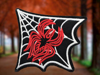 Spider iron on patch Spider web iron on patch spider patch spider web patch