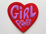 Girl power iron on patch Girl power patch