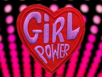 Girl power iron on patch Girl power patch