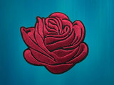 Rose iron on patch rose patch rose applique