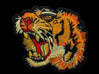 Tiger iron on patch tiger patch tiger applique