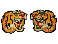 Tiger iron on patch tiger patch tiger applique