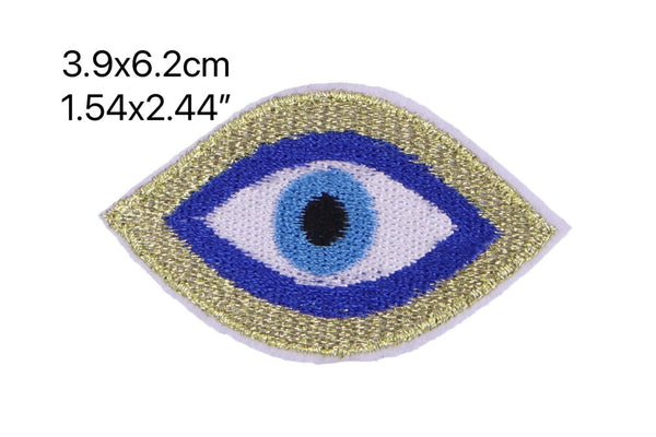 Evil Eye Iron On Patch, Iron-On Patch