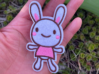 Bunny iron on patch Easter iron on patch rabbit iron on patch
