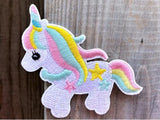 Sequin unicorn patch rainbow unicorn patch unicorn iron on patch unicorn Applique Pastel Patch Pastel unicorn patch Embroidered patch