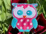 Owl patch Lucky Owl Iron on Patch Owl Badge Owl iron on Patch Easter Patch