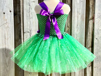 Turtle Tutu Dress Turtle outfit Turtle Costume Turtles dress turtle halloween costume-3 pcs set/4 layers