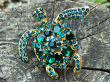 Turtle brooch Turtle pin sea turtle brooch gift for her mather's day gift