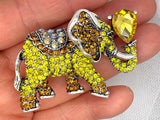 Elephant brooch Elephant pin Elephant pendant Lucky Elephant Brooch