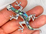 Lizard brooch Lizard pin gift for her Reptile Brooch Reptile pin lizard rhinestone brooch lizard pendant gift for him