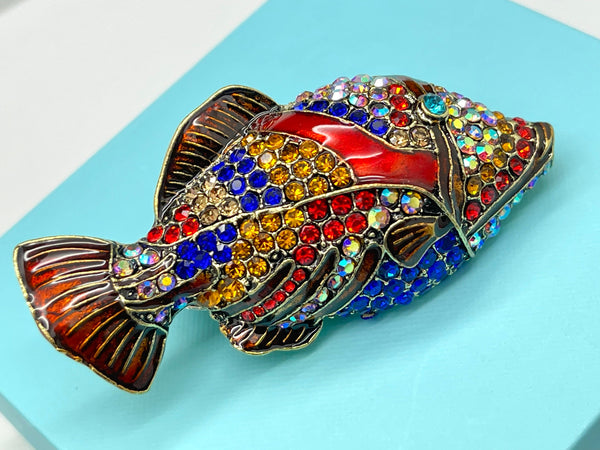 Fish brooch Fish pin