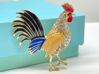 Rooster brooch Rooster pin