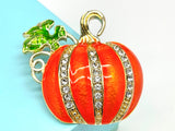 Pumpkin brooch Pumpkin pin thanksgiving brooch thanksgiving pin fall brooch