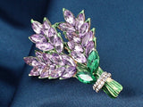 Lavender brooch Lavender pin gift for her mather's day gift