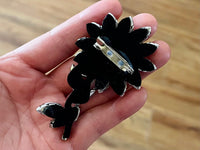 Sunflower brooch sunflower pin hand beaded sunflower brooch sunflower hair clip sunflower jewelry gift for her