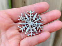 Snowflake brooch snowflake pin Christmas brooch christmas pin blue snowflake brooch holiday brooch holiday pin snowflake jewelry