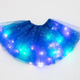 Women's led tutu skirt Light up tutu length 15.5" teen/adult tutu 4 full layers